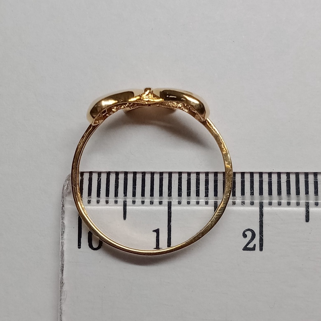 Cincin emas 17k - 1 gr kadar 750 - 4064