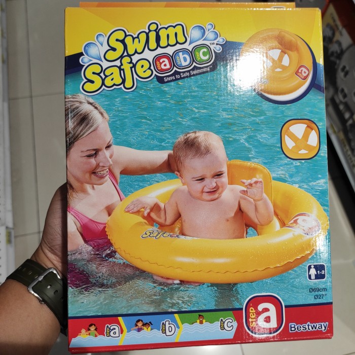 Pelampung Bestway Double Ring Ban Renang Bayi 1-2 Tahun