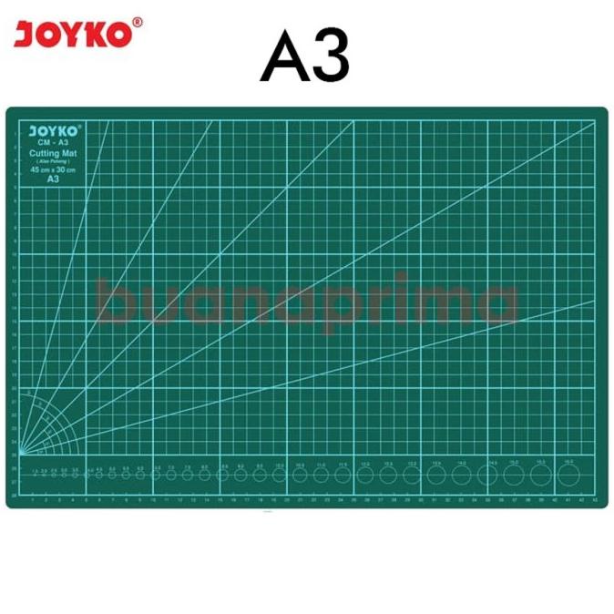

Terlaris Cutting Mat Joyko A3 45 x 30 cm Alas Tatakan Pemotong Potong Kertas Termurah