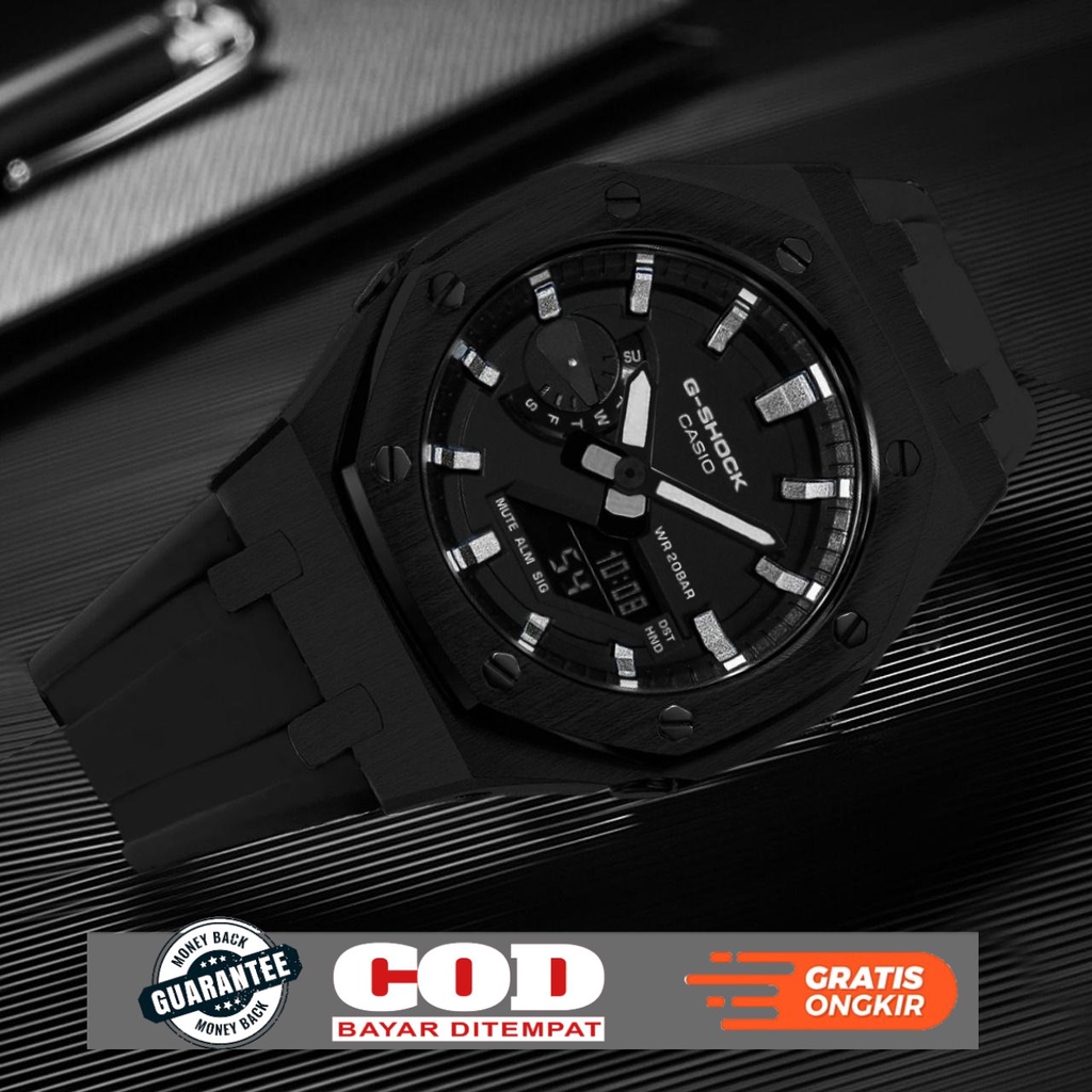 G-Shock Ga-2100 Custom GShock AP Gen3 GA-2100 Full Black