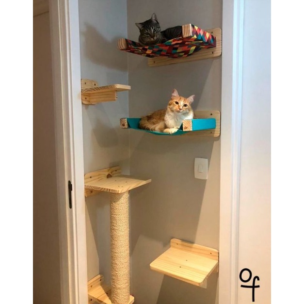 Cat Playground dinding Set Ranjang Kucing Set