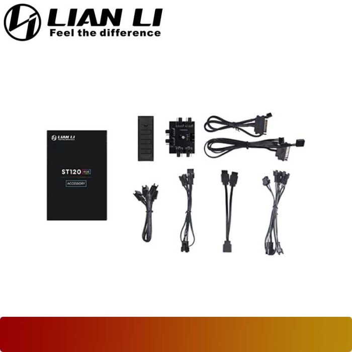 LIAN LI - ST120 3 PACK | HIGH STATIC PRESSURE A-RGB FAN - White