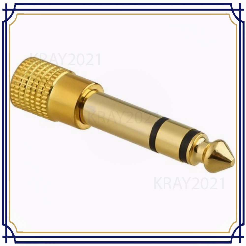 Headphone Jack Adaptor 3.5 mm 1/8 ke 6.5 mm 1/4 Stereo -CB228