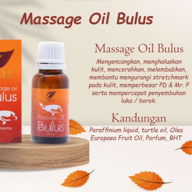 Minyak Bulus SR12 Original Massage Oil Bulus Murni Obat Gatal Kulit BPOM SR12 Pengencang Payudara Treatment Kulit Wajah Dan Tubuh