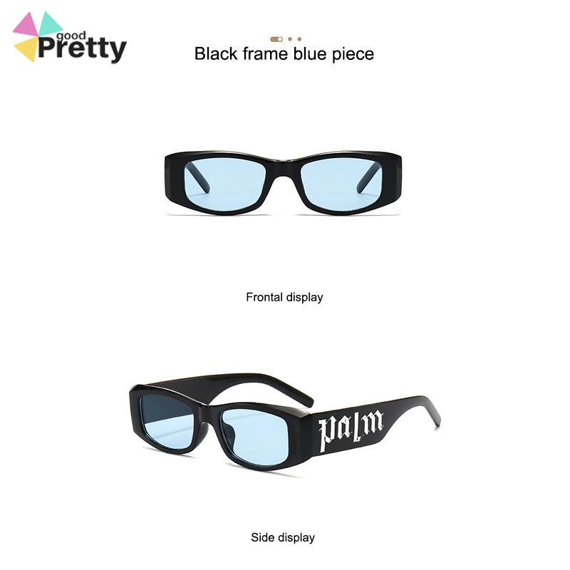 Kacamata Hitam Anti Radiasi Sunglass Retro Punk Hip-hop Gaya Untuk Wanita/Pria - PD