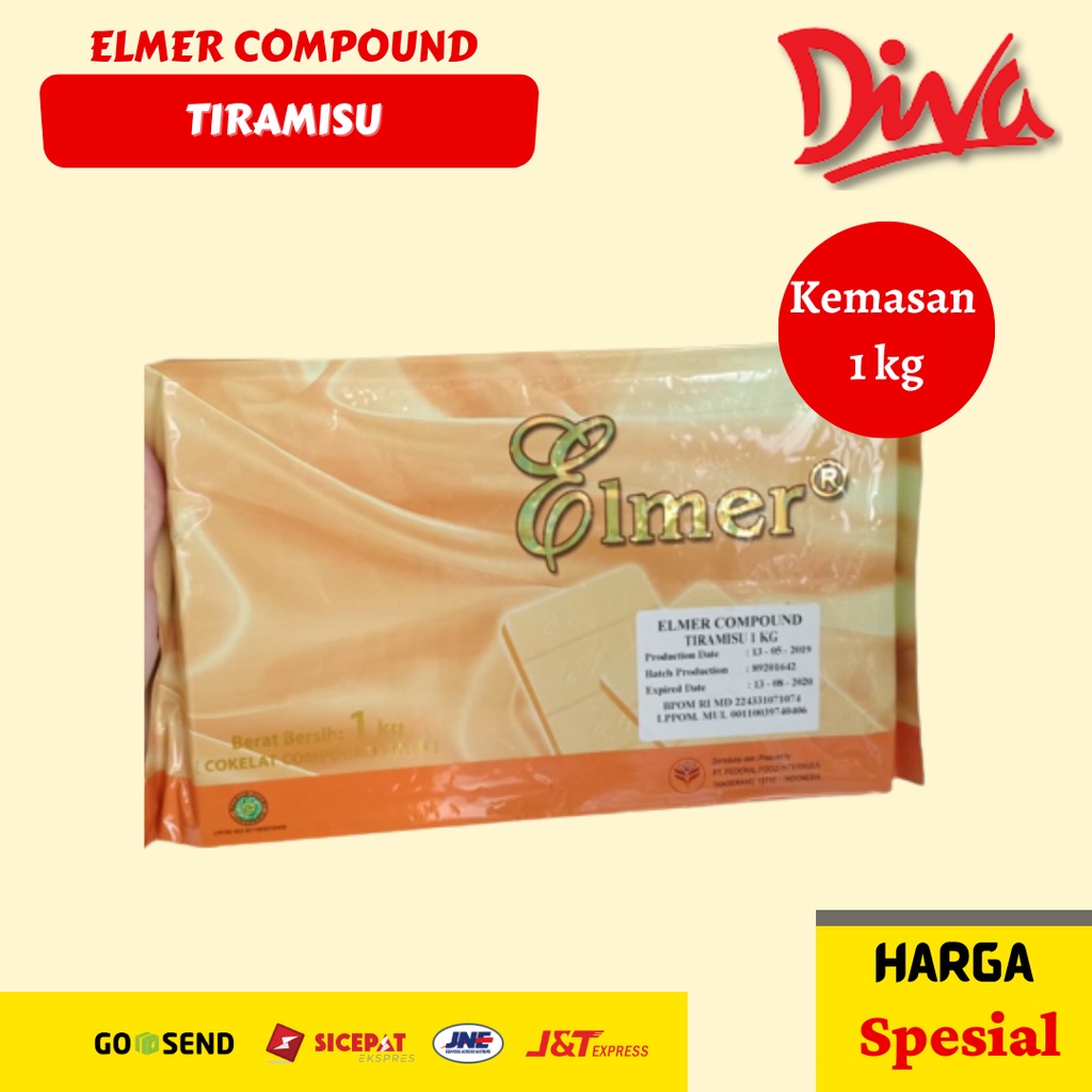 

Elmer Compound Tiramisu 1 kg | Coklat Batang