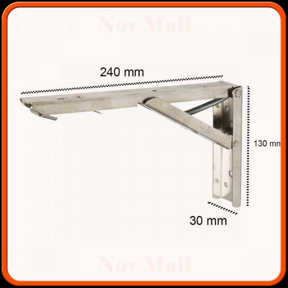 Bracket Engsel Stainless Steel 65kg 10 Inch 2 PCS -ST119