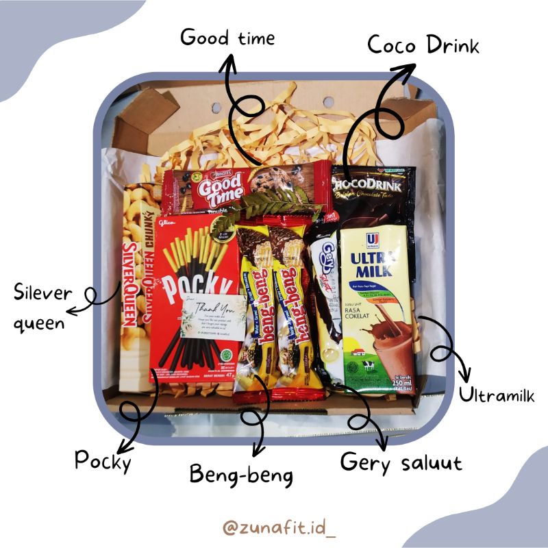 

Hampers snack//snack box//gift snack box special