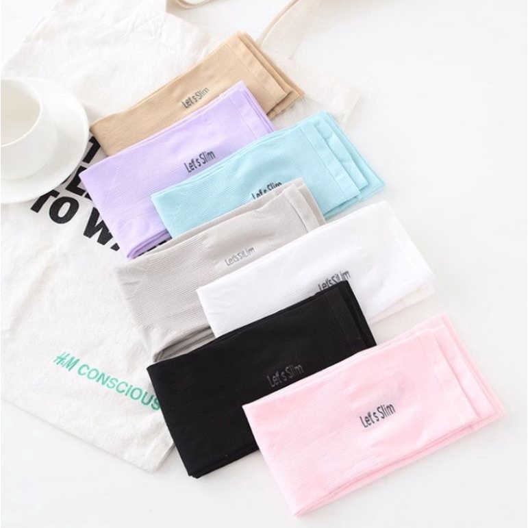 Kaos Pelindung Lengan Manset Wanita UV Anti Panas Arm Sleeves NJ193