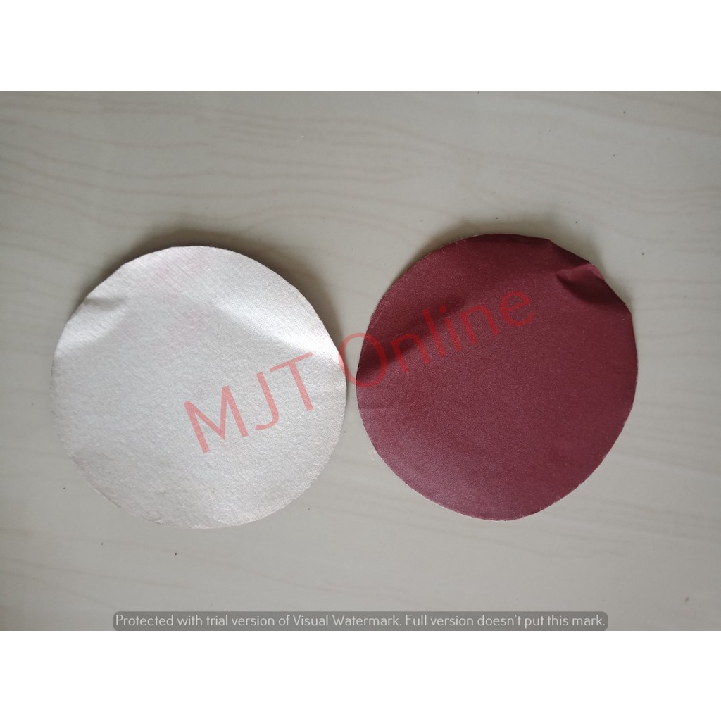 Amplas Ampelas Bulat Velcro 4" 4inch 4 inch Grit 400