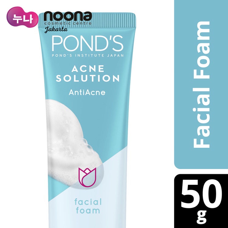 PONDS ACNE SOLUTION FACIAL FOAM 50GR -NJ