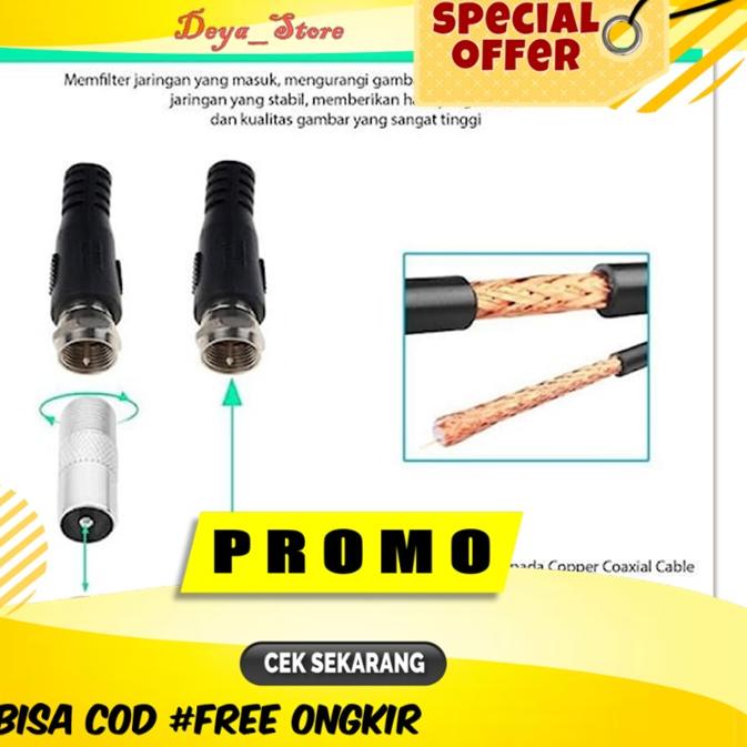 (E-7-3✉) Antena TV Indoor Digital Original Taffware Intra Anthena Tivi Tempel Dinding Indor Super Je