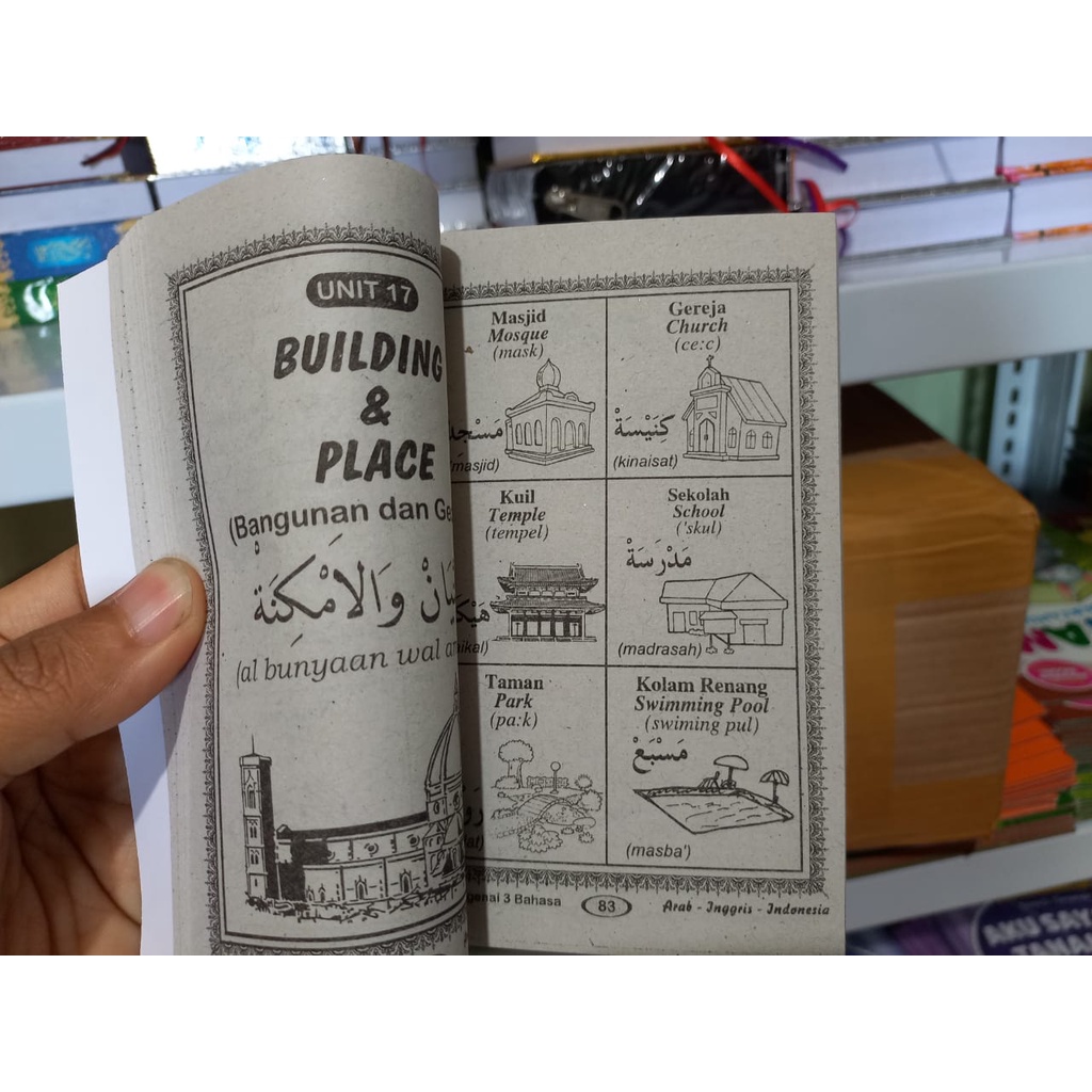 Kamus Bergambar 3 Bahasa Kecil Kamus Saku (Inggris - Indonesia - Arab) Beringin