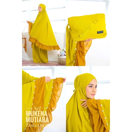 Mukena Mutiara Mukena Rayon Mukena Mewah Dewasa By Dolce Original