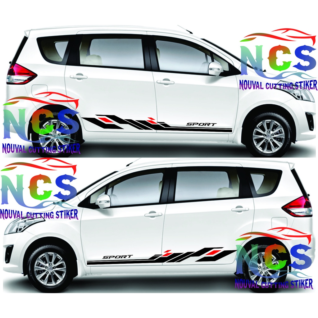 NEW Terbaru stiker mobil suzuki ertiga stiker mobil RACING ertiga