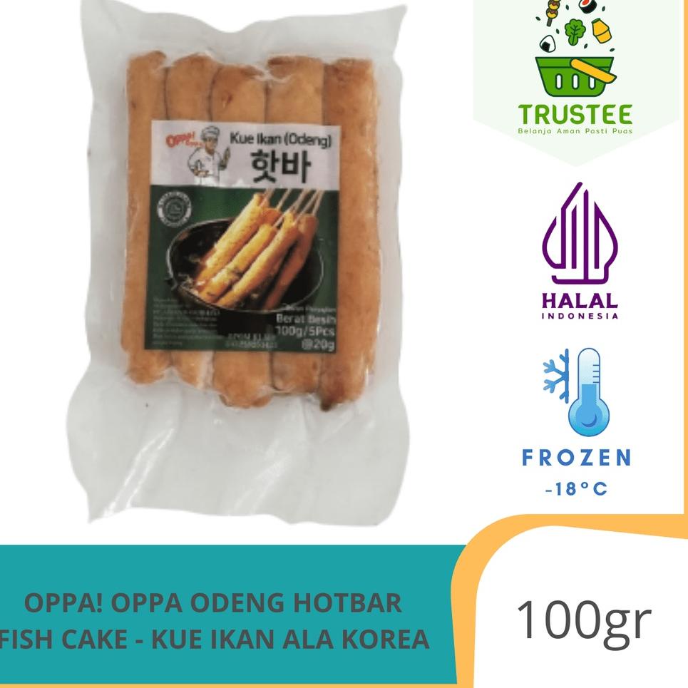 

Terlaku... Oppa! Oppa Odeng Hotbar Fish Cake - Kue Ikan Ala Korea Halal 100gr