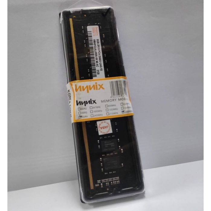 longdim/memory hynix ddr4 2rx8 8gb pc 2666 lifetime