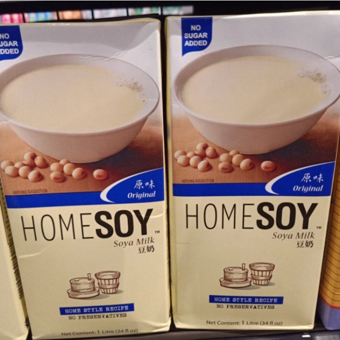 

Homesoy soya milk original no sugar added 1lt