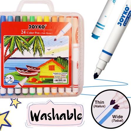 

Hot Sale Joyko Color Pen (24-warna) CLP -05 ( PER SET )