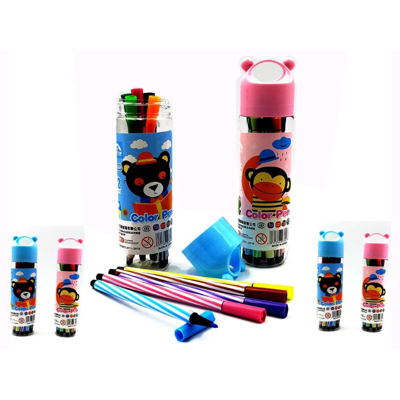 COLOR FULL PEN / CUTE SPIDOL PEN / SPIDOL PENA WARNA WARNI