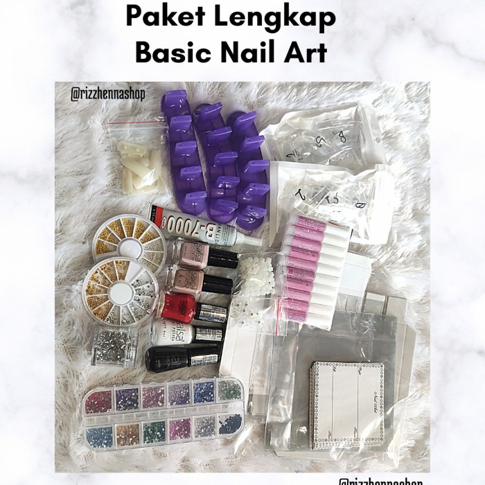 Paket Lengkap Basic Nail Art