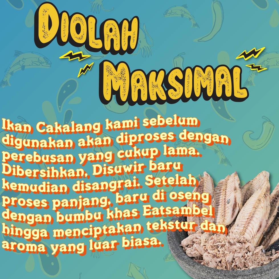 

([Etalase](V58Z)✪) Eat Sambel - Cakalang Candu Suir murah