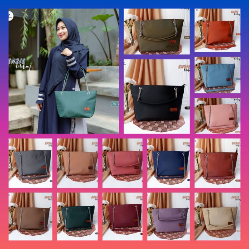 ENZIE TOTEBAG BY BIRU TSABITA /ENZIE TOTEBAG BIRU TSABITA /ENZIE BIRU TSABITA /TAS ENZIE BIRU TSABIT