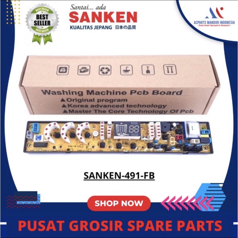 SANKEN QW-S992 smart turbodrum modul pcb mesin cuci Top Loading