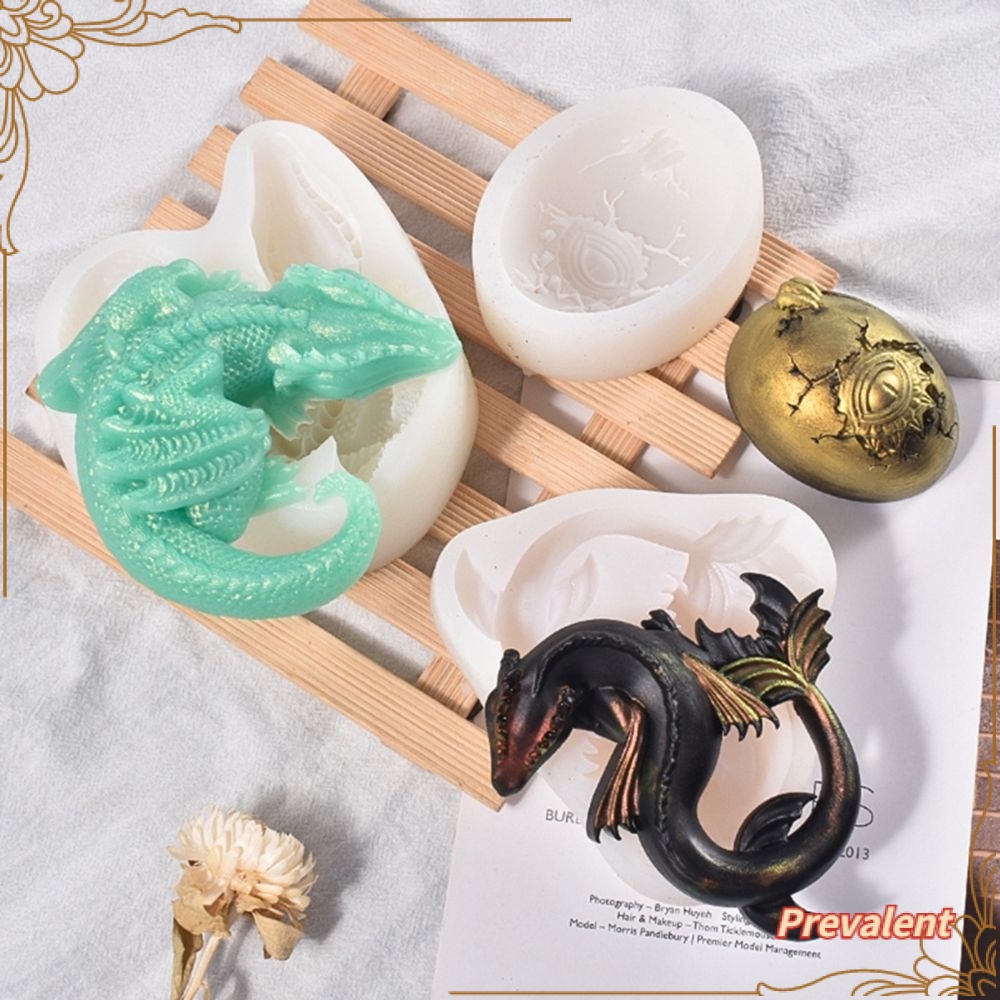 Preva Cetakan Naga 3D DIY Dekorasi Desktop Cetakan Silikon Cetakan Resin