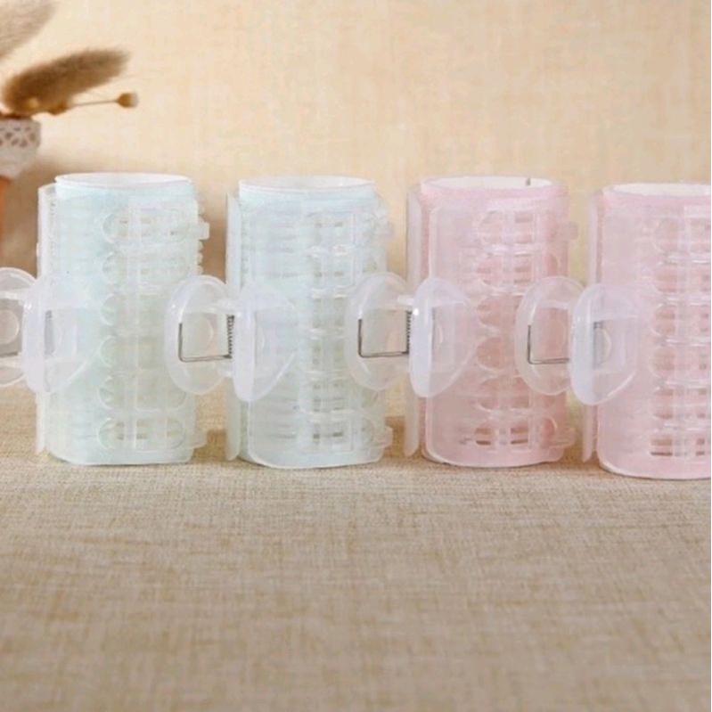 ROL RAMBUT 3 CM+TUTUP ROLL RAMBUT PENGERITING RAMBUT KOREA ROLL PONI CURLY HAIR ROLLER GULUNGAN RAMBUT