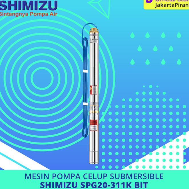 Mesin Pompa Air Submersible Satelit Sibel Shimizu Spg20-311K Bit