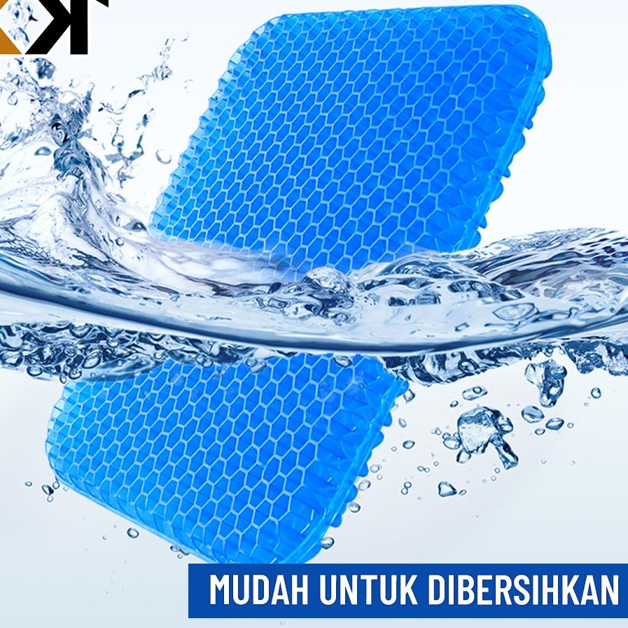 Terbaik.. (KK)Alas Duduk Terbaru Bahan Gel terasa dingin Lembut Motif Sarang Lebah Untuk Kursi Kanto