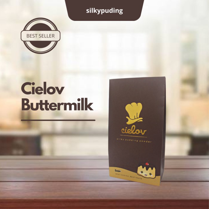 

Cielov Buttermilk | Silky Pudding Powder | Bahan Puding | Puding Puyo - Tanpa Box