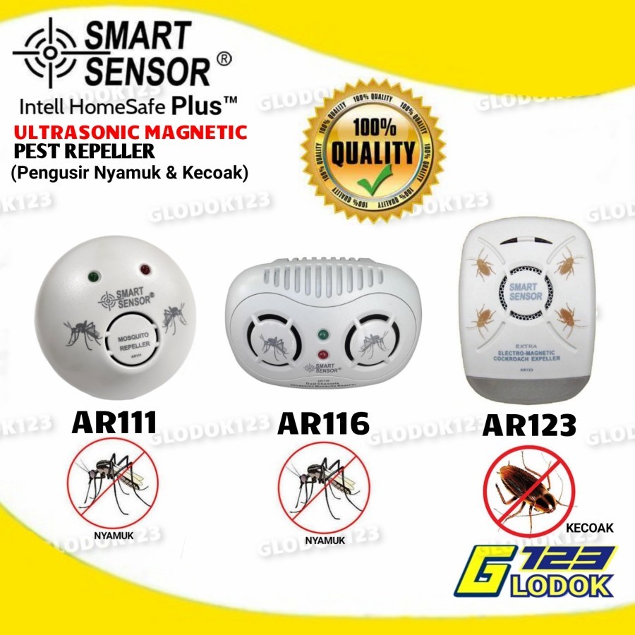 Pengusir Anti Nyamuk Pembasmi Serangga Kutu Kecoa Ultrasonic Magnetic