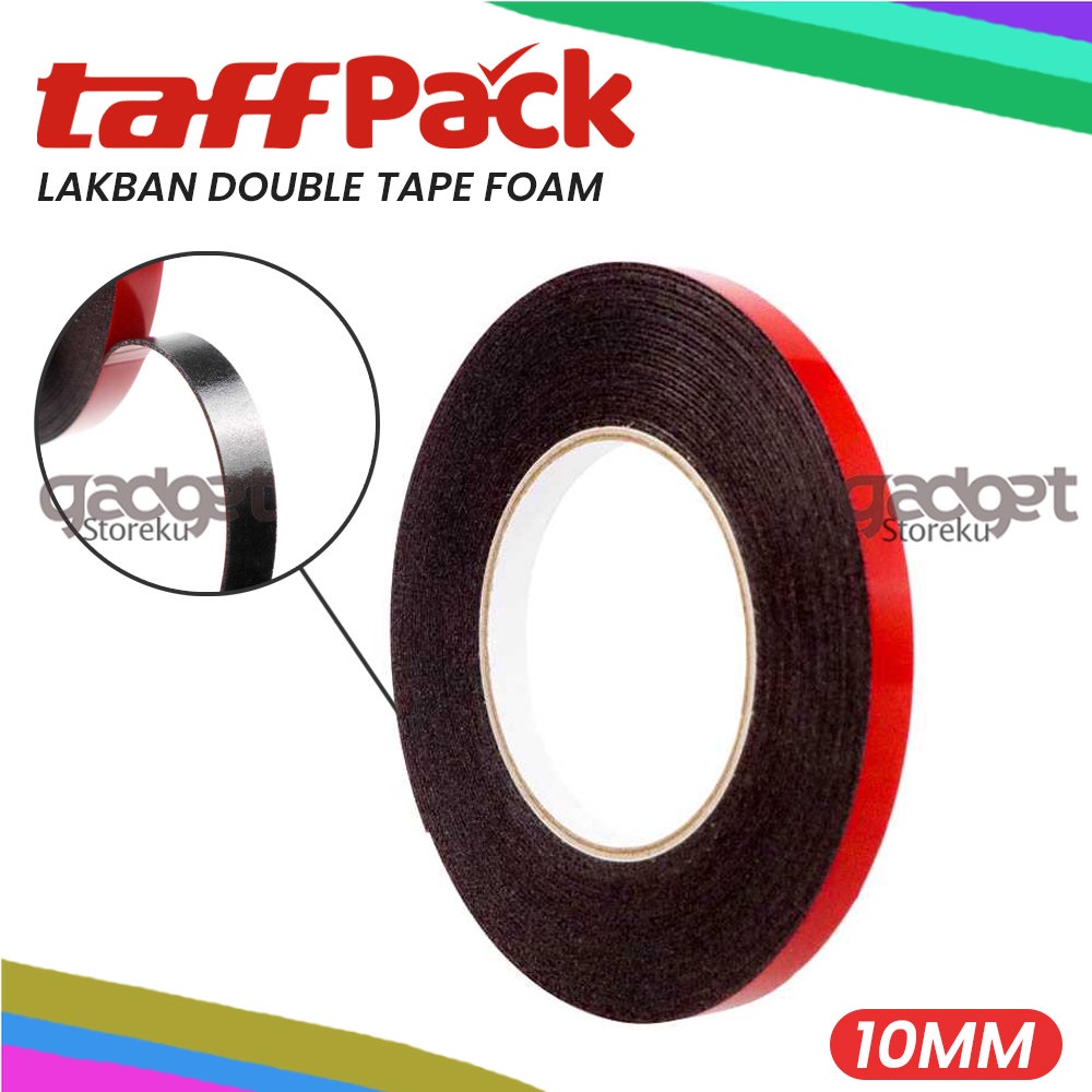 Tape Lakban Foam Double Tape 3M Serba Guna Size 10meter - Lakban Busa Double Tape 3M