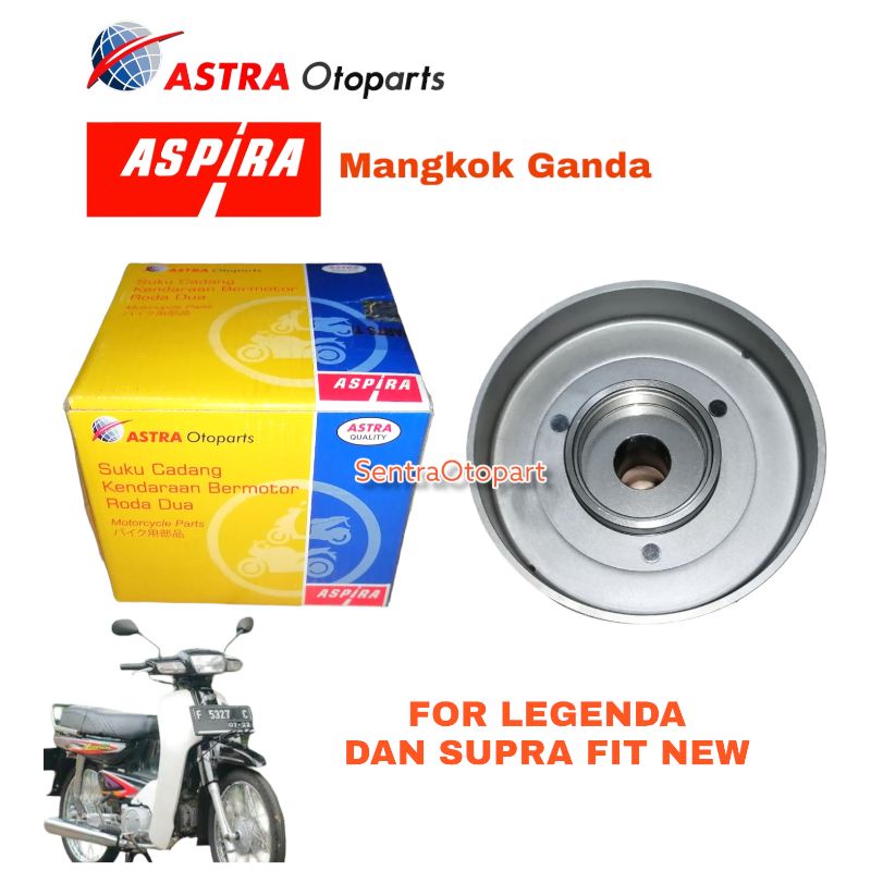 Mangkok mangkuk rumah kopling ganda legenda fit new assy aspira