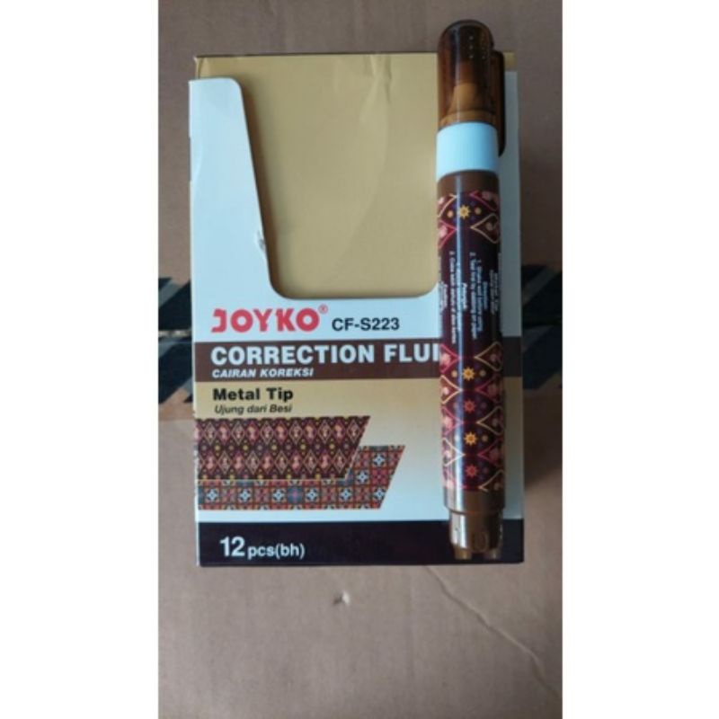 

[BOX ISI 12] CORRECTION PEN CF-S223 JOYKO BATIK / TIPE X