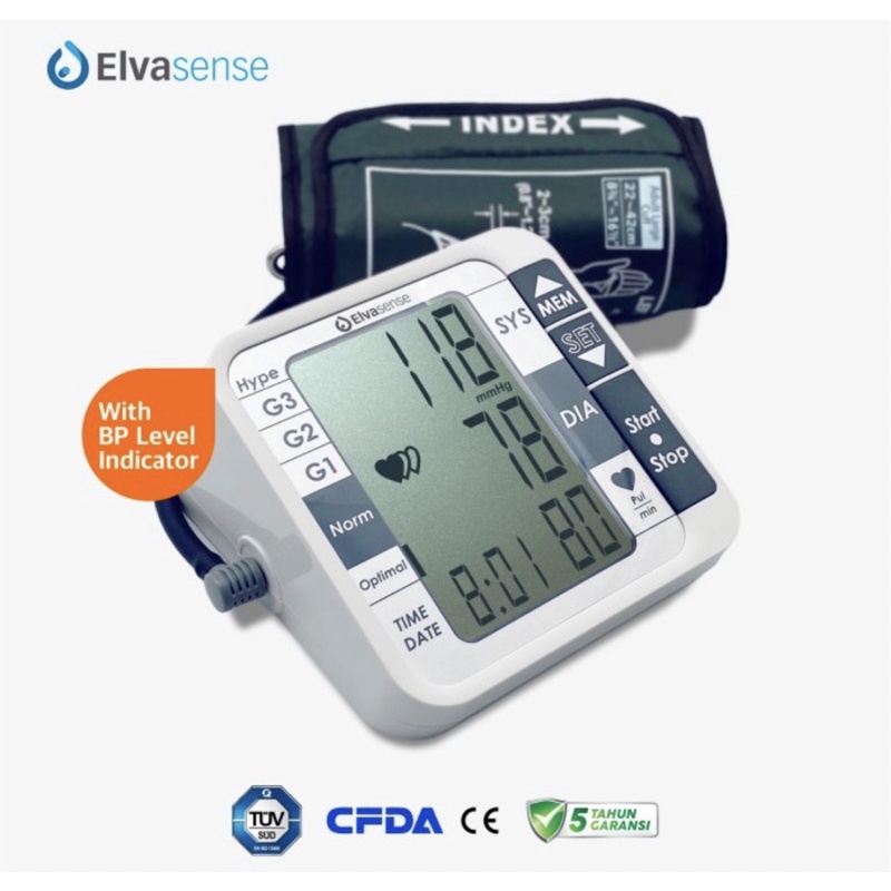 ELVASENSE TENSIMETER DIGITAL BP635 MEDICALONLINE MEDICAL ONLINE