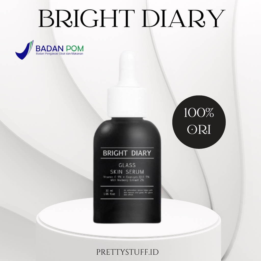 [NEW] Bright Diary Glass Skin Serum Vitamin C + Coenzym Q10 with Mulberry Extract
