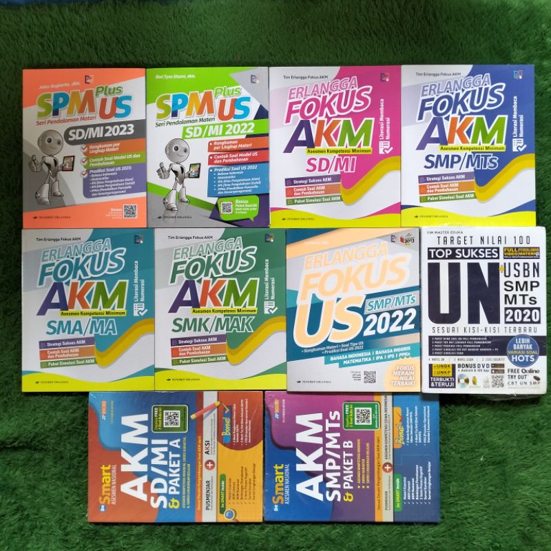ORIGINAL BUKU SPM PLUS US SD/MI 2023 2022 + KUNCI JAWABAN FOKUS AKM SD SMP SMA SMK FOKUS US 2022 AKM