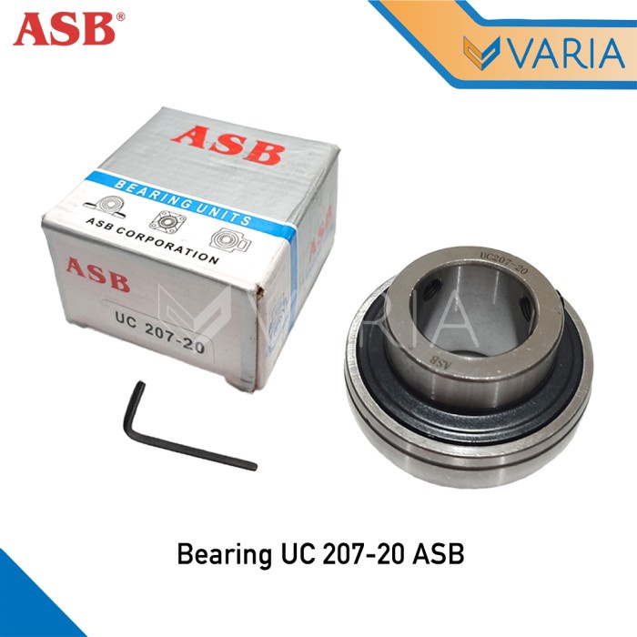 Bearing UC 207-20 ASB As 31.75 mm 1 1/4 Inch Laher Insert Pillow Block