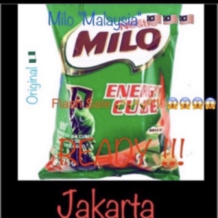 

[BEST SELLER] Milo cube 100 / milo cubes nigeria malaysia isi 100