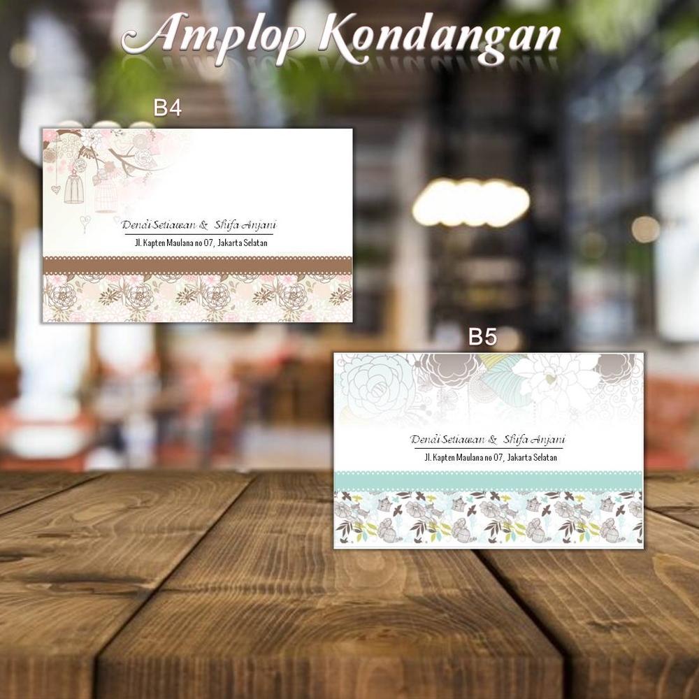

(N-I7I☎) Kode B4, B5 - Amplop Kondangan / Amplop Desain / Amplop Nama - @TM_Dsain isi 50pcs super keren