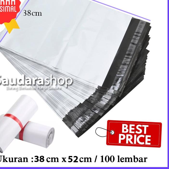 

민 Polymailer Ekonomis 38x52 100pcs / Plastik Packing Online 38 x 52 Promo