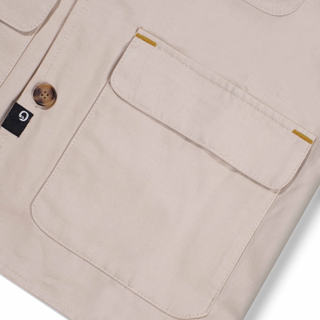 ORCA - Plait Chore Vest, Beige