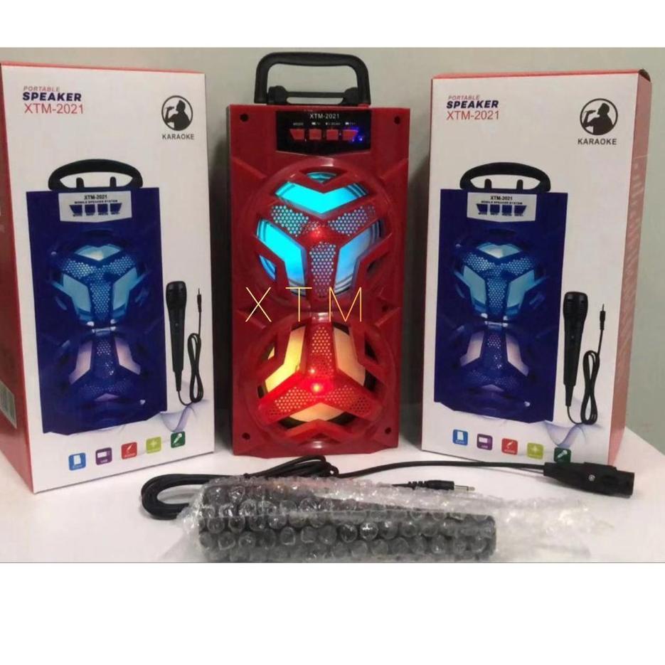 Paling Dicari Speaker Bluetooth MH-36BT/XTM 2021 Bonus Mic karaoke Mp3 Pleyer FM Radio digital