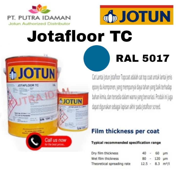 Jual Jotun Cat Lantai Jotafloor Tc 2 Komponen 5 Liter Ral 5017 Shopee Indonesia 9518