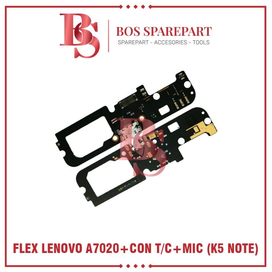 FLEXIBEL LENOVO A7020 + CONNECTOR CHARGER + MIC (K5 NOTE)