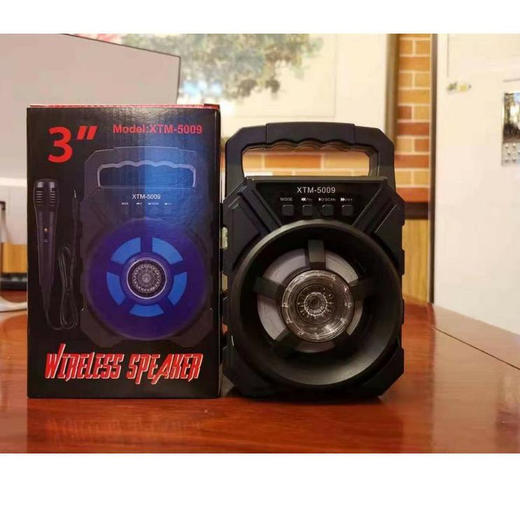 Recomended XTM-5009 Speaker Bluetooth Bonus Mic Wireles Speaker Bluetooth XTM5009