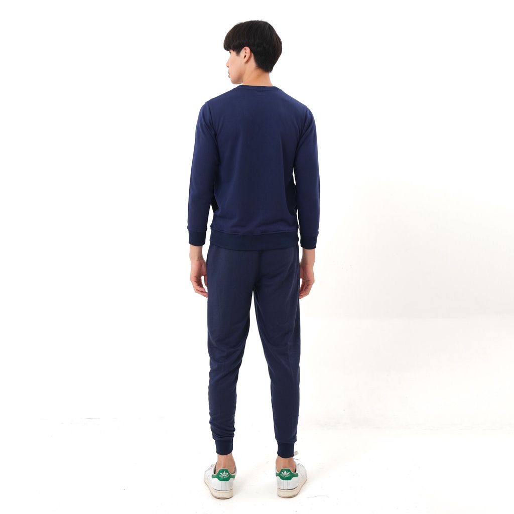 SANVANINA Setelan Sweater Jogger Navy | One set Jogger Pants | Setelan Sweater Navy DD-01D